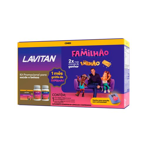 Kit-Lavitan-Familhao-Saude-E-Beleza-Com-30-Capsulas---60-Comprimidos--Revestidos---60-Comprimidos-Revestidos-Especial