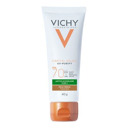 Vichy-Capital-Soleil-Uv-purify-40gr-Fps70-Antioleosidade-Media