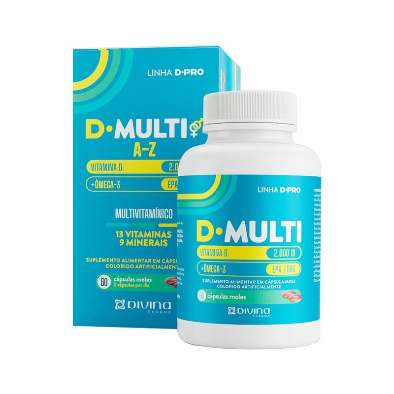 D-multi-A-z-Com-60-Capsulas-Divina-Pharma