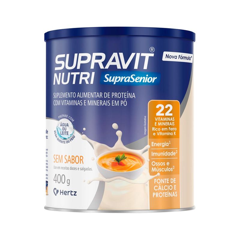 Suplemento-Alimentar-Supravit-Nutri-Suprasenior-Sem-Sabor-400g