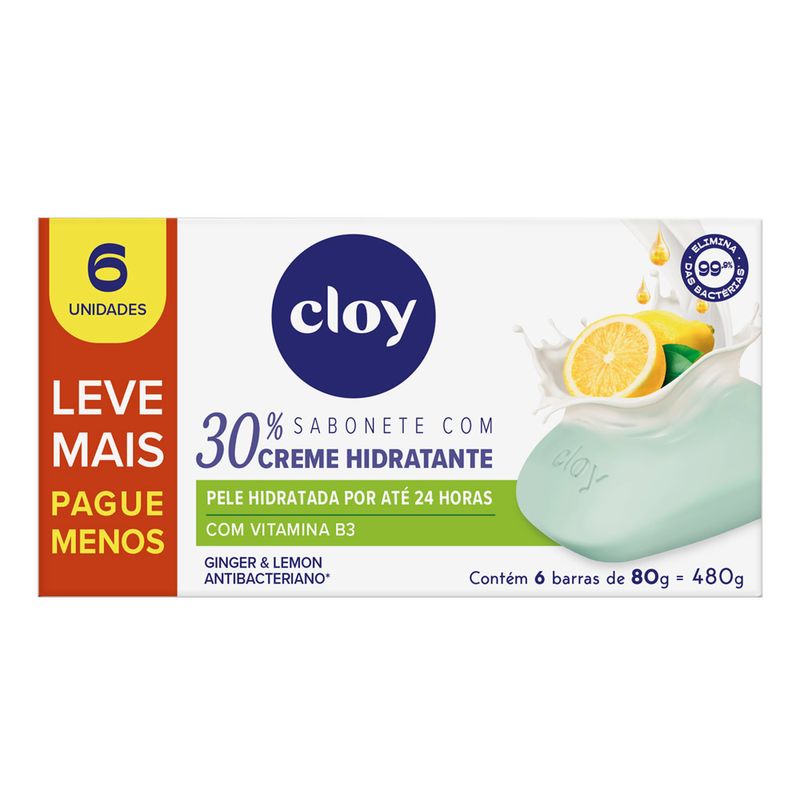 Sabonete-Cloy-Barra-Com-6x80gr-Leve---Pague---Ginger-lemon