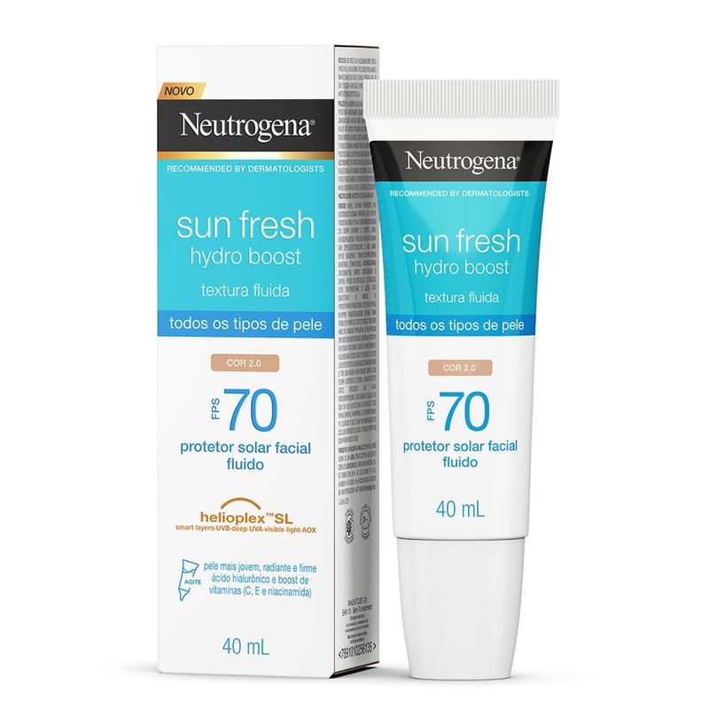 Protetor-Solar-Facial-Fps70-Neutrogena-Sun-Fresh-Hydro-Boost-Cor-2.0--40ml