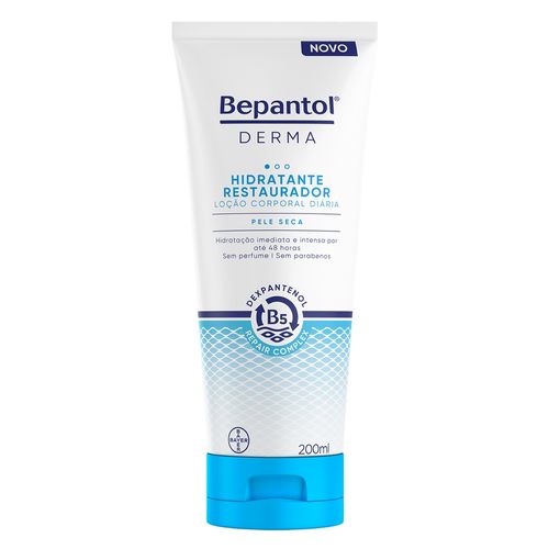 Locao-Corporal-Hidratante-Restaurador-Pele-Seca-Bepantol-Derma-200ml