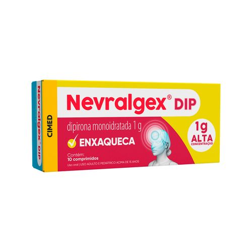 Nevralgex-Dip-Dipirona-Monoidratada-1g-Com-10-Comprimidos-Cimed