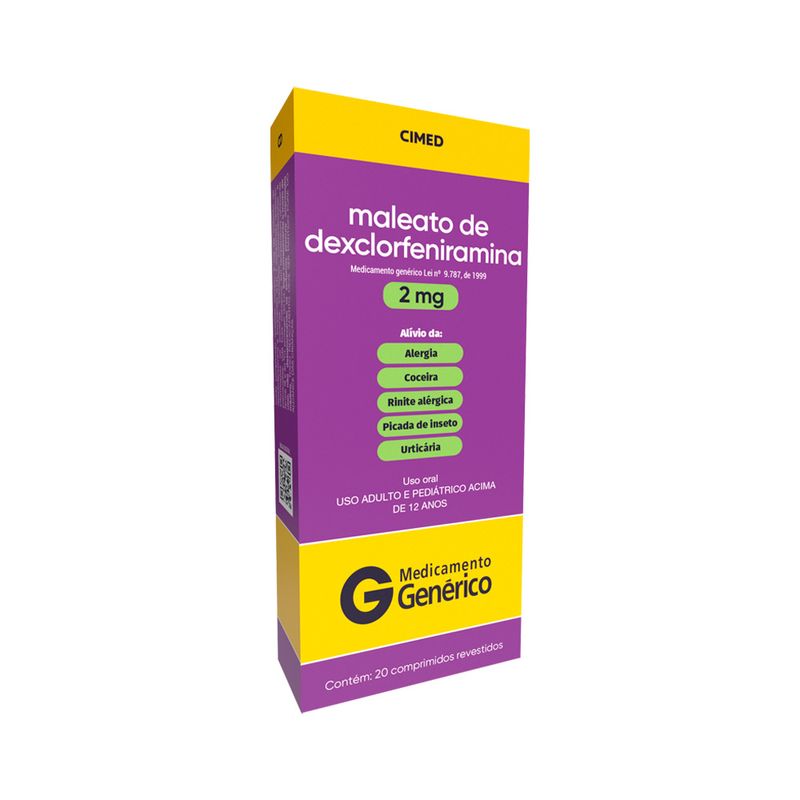 748677-Maleato-De-Dexclorfeniramina-2mg-Com-20-Comprimidos-Revestidos-Cimed-Generico