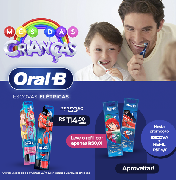 Ação Oral B Kids - 04/10 a 25/10