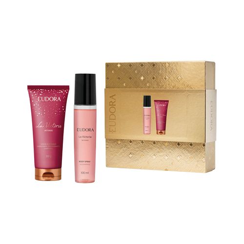 Kit-Eudora-Desodorante-Body-Spray-La-Victorie-100ml---Hidratante--Corporal-200g