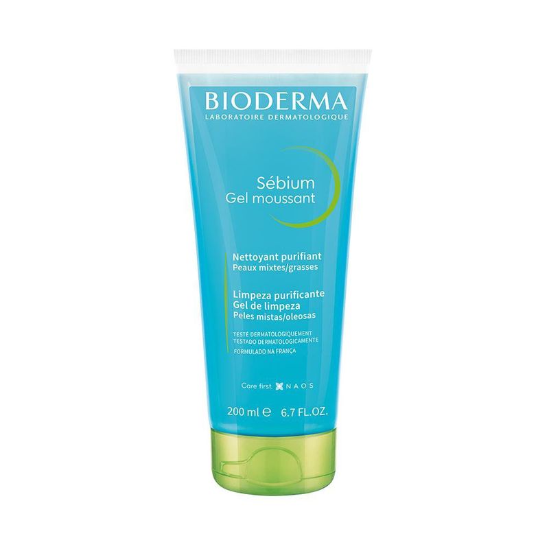 Gel-de-Limpeza-Antioleosidade-Bioderma-Sebium-Gel-Moussant-200ml