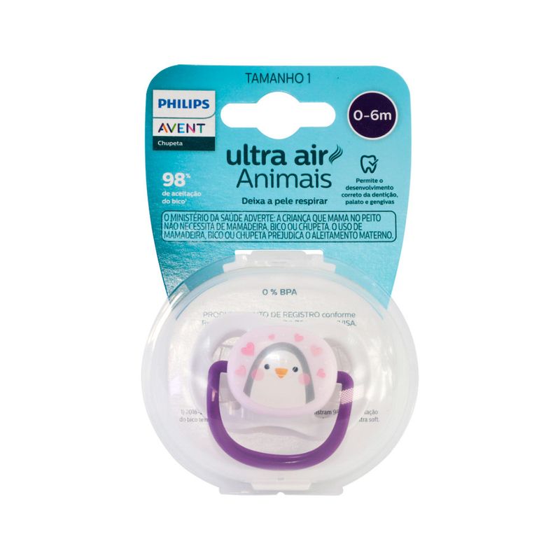 745999-8710103984580-Chupeta-Avent-Ultra-Air-Com-1-Pinguim-0-6-Meses-Menina