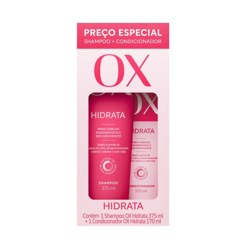 Shampoo---Condicionador-Ox-375-170ml-Hidrata-Especial