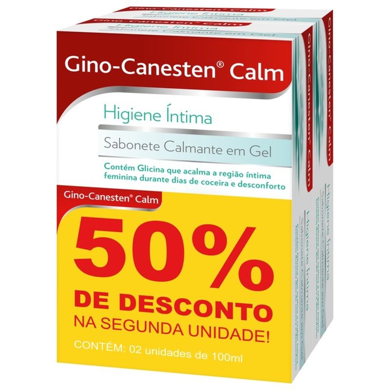 Sabonete-Intimo-Gino-canesten-Calm-Kit-Com-2-Unidades-De-100ml