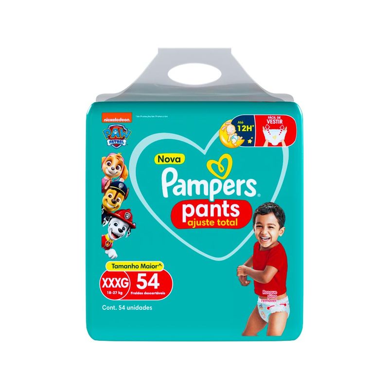 Fralda-Pampers-Pants-Com-54-Tamanho.xxxg