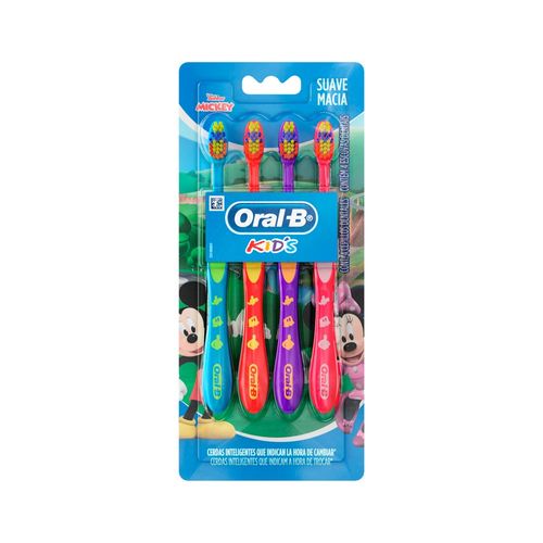 Escova-Dental-Oral-B-Infantil-Com-4-Kids-Mickey