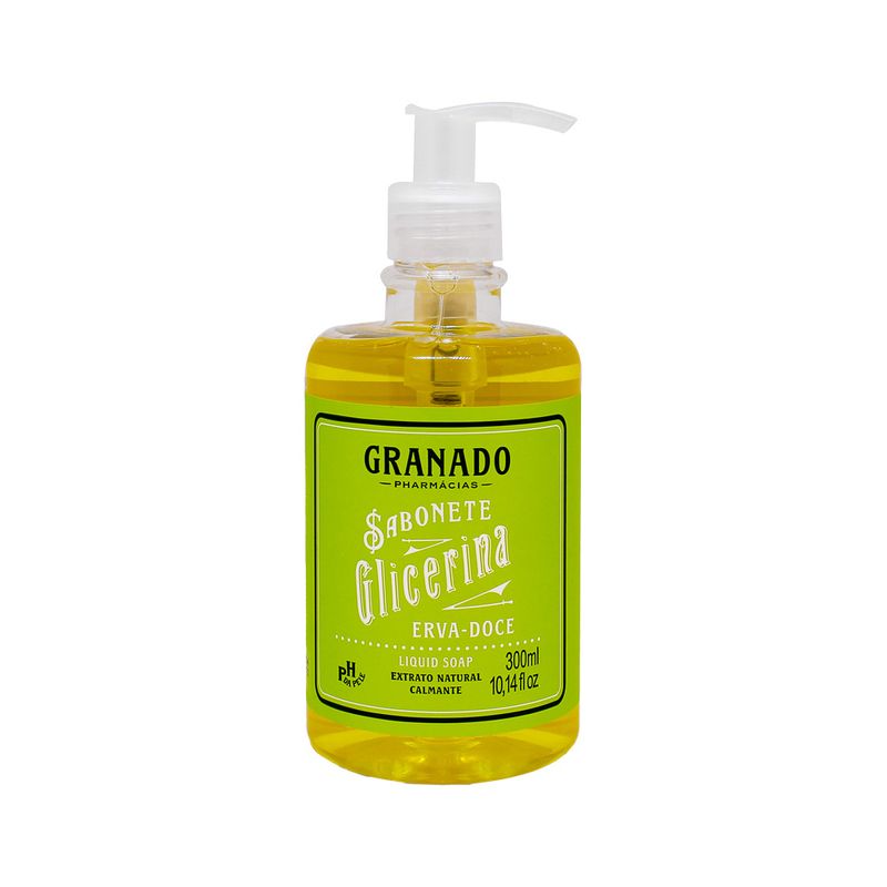 Sabonete-Granado-Liquido-300ml-Glicerina-Erva-doce