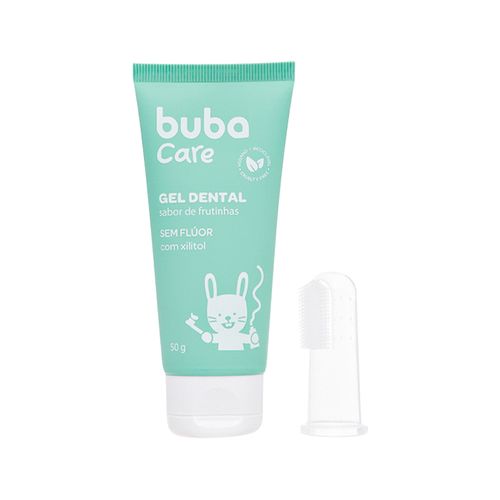 Gel-Dental-Buba-Care-Sabor-Frutinhas---Escova-Massageadora