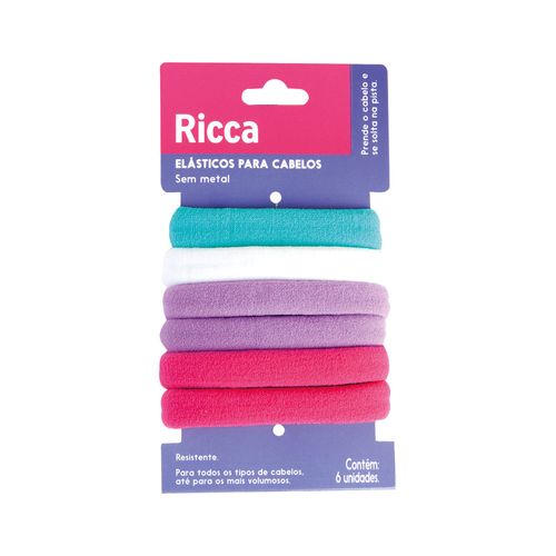 Elastico-Para-Cabelo-Grosso-Ricca-Com-6-Unidades-Sem-Metal