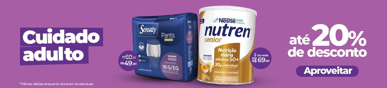 Cuidado e Nutrição Adulto | 17/03 até 24/03