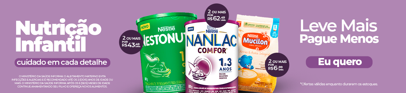Nutrição infantil Maio - 09/05 até 18/05
