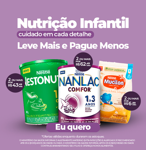 Nutrição infantil Maio - 09/05 até 18/05