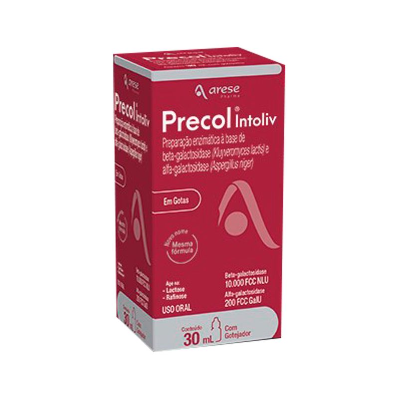 PRECOL INTOLIV GOTAS 30ML ARESE - farmagora