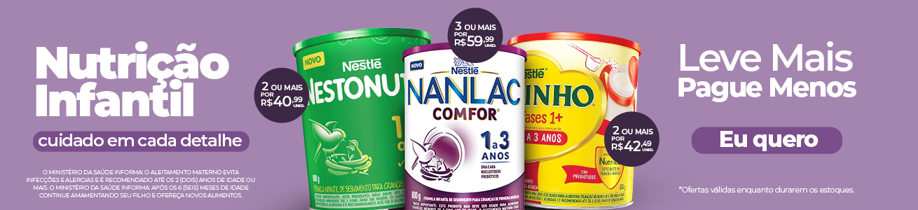 Nutrição infantil Maio - 19/05 a 29/05