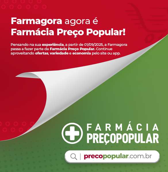 Farmagora agora é PP - 08/07 á 01/09