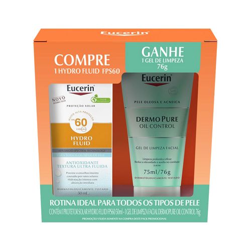750966-Kit-Eucerin-Protetor-Solar-Hydro-Fluid-Fps60-50ml-Gel-De-Limpeza-75ml-Gratis-Especial