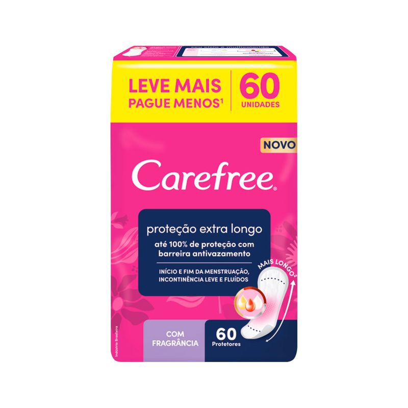 751099-Protetor-Diario-Carefree-Extra-Longo-60-Unidades-Com-Fragrancia-Leve-Mais-Pague-Menos-Especial