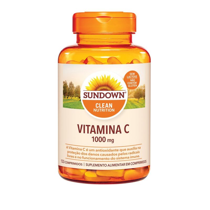 Suplemento Alimentar Sundown Vitamina C 1.000mg 133 Comprimidos
