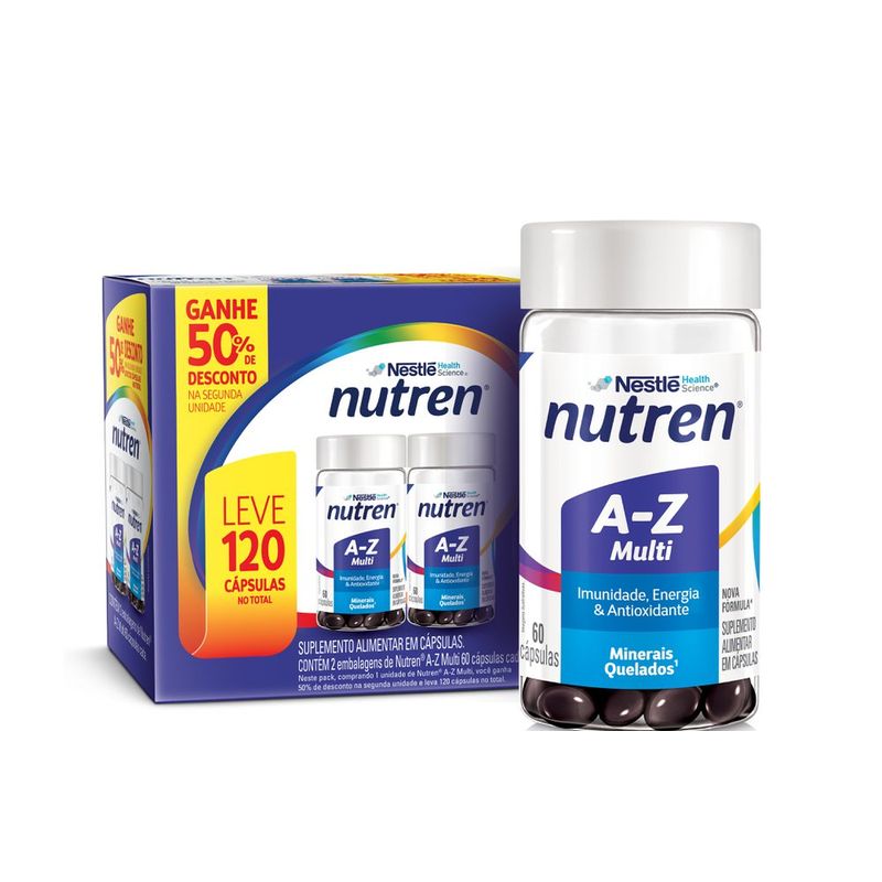Suplemento Alimentar Nutren A-z Multivitaminico 120 Capsulas